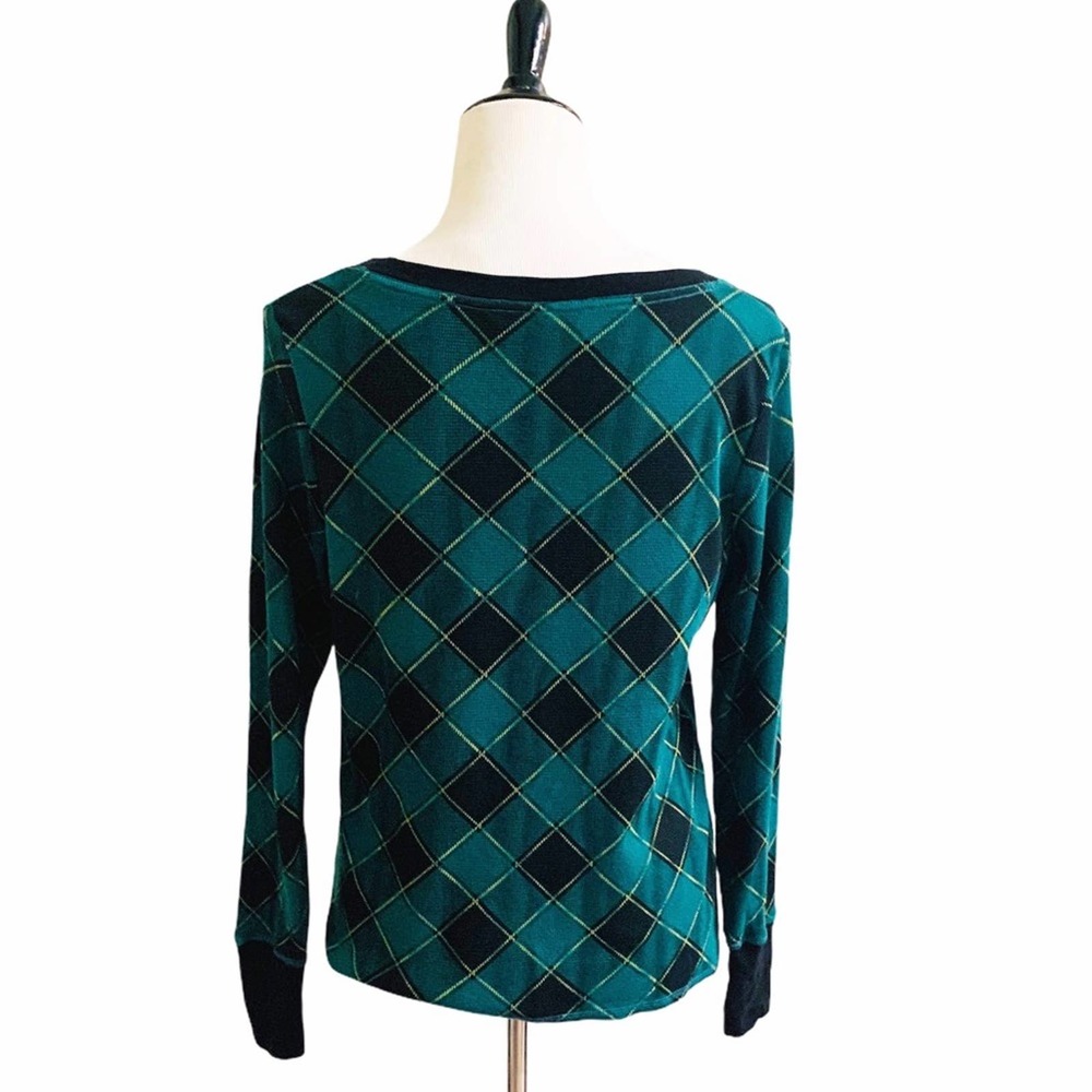 Victoria’s Secret Pajama Lounge Top Green Size Small - Picture 3 of 12